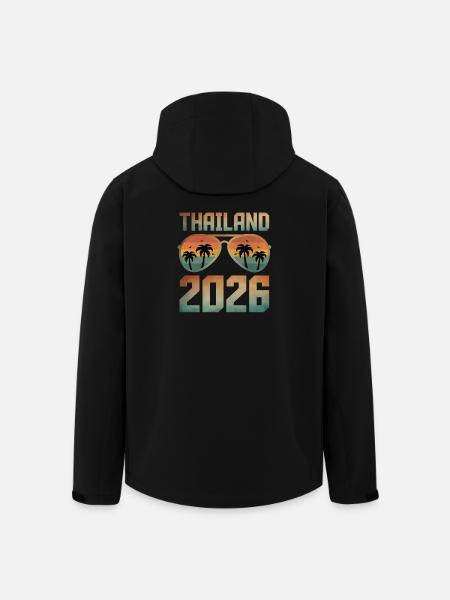 Thailand 2026 - Men’s Recycled Softshell Jacket by Stanley/Stella - black