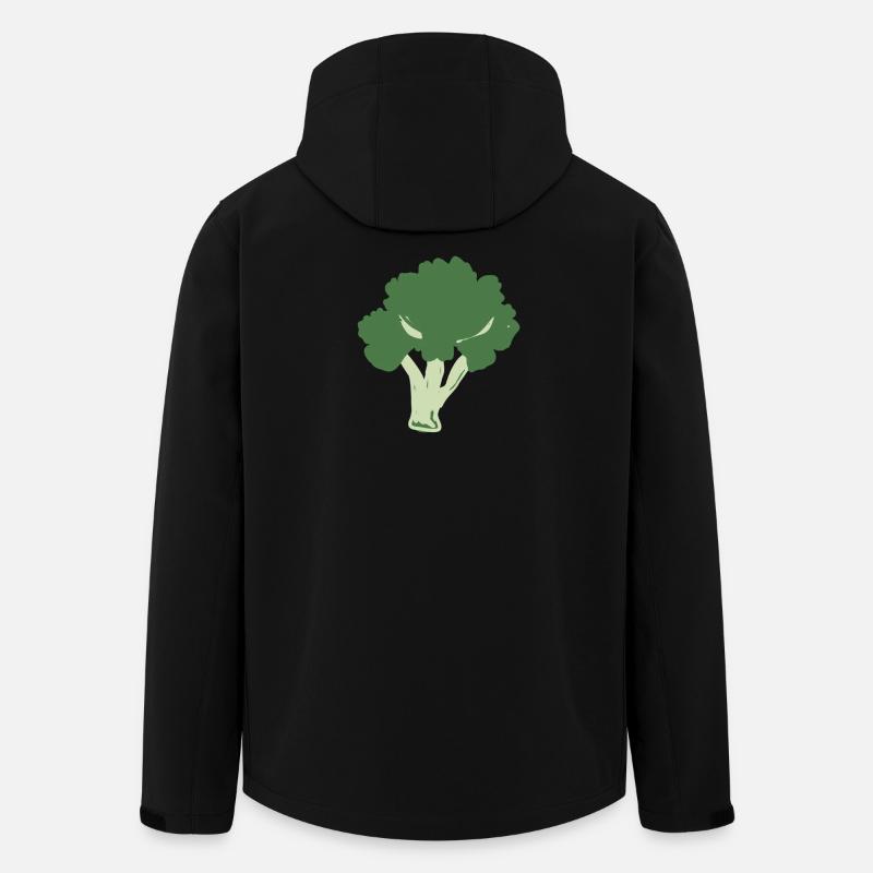 Brokkoli Brokkoliköpfe  - Recycelte Männer Softshell-Jacke von Stanley/Stella - Schwarz