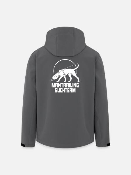 Foxhound Mantrailing Suchteam Hunde Hund - Recycelte Männer Softshell-Jacke von Stanley/Stella - Schwarz
