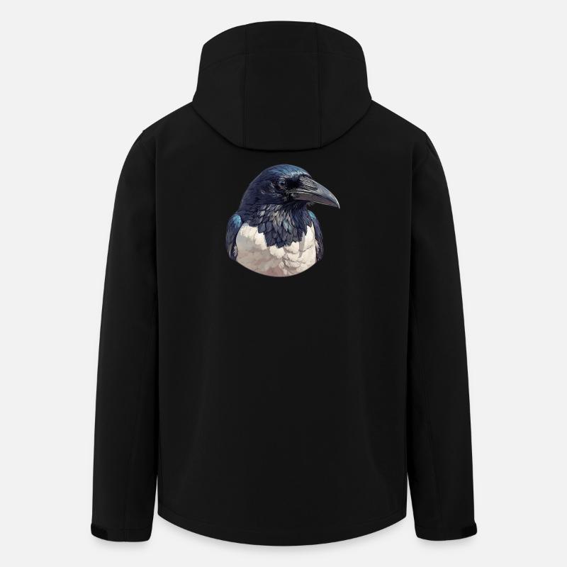 Elstern Elster - Recycelte Männer Softshell-Jacke von Stanley/Stella - Schwarz