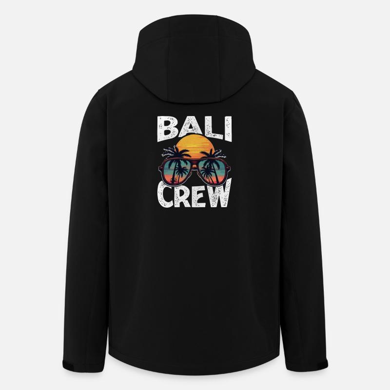 Bali Crew - Recycelte Männer Softshell-Jacke von Stanley/Stella - Schwarz