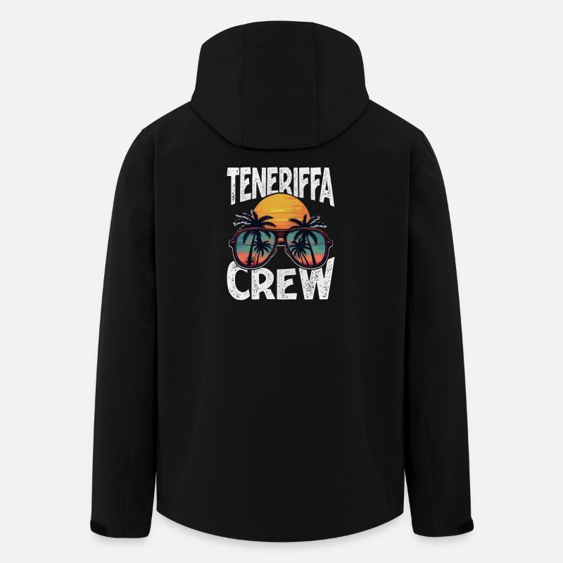 Tenerife Crew - Men’s Recycled Softshell Jacket by Stanley/Stella - black