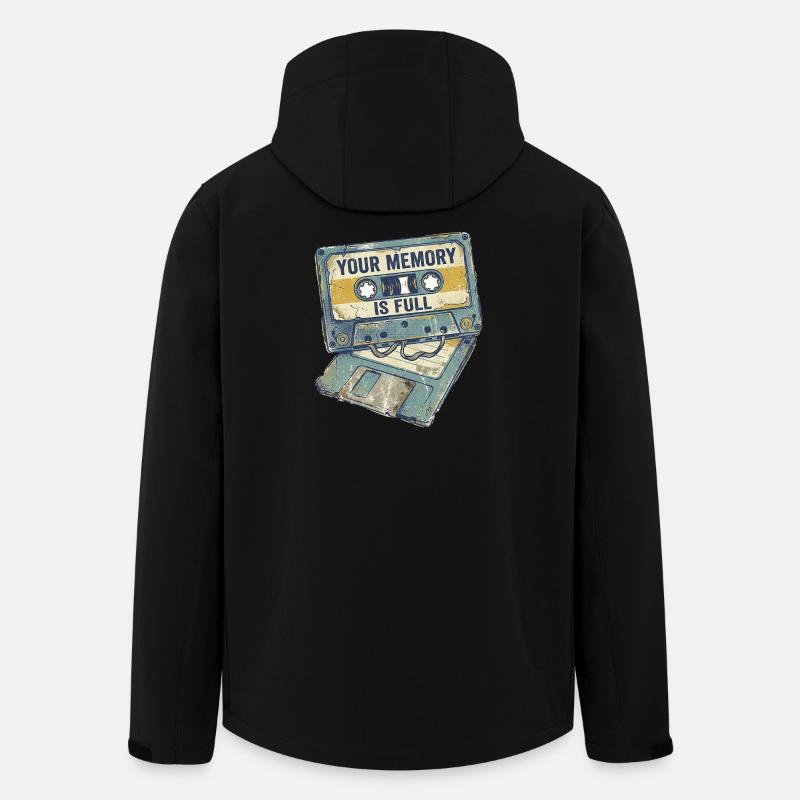 Mémoire complète - Veste softshell homme en polyester recyclé Stanley/Stella - noir