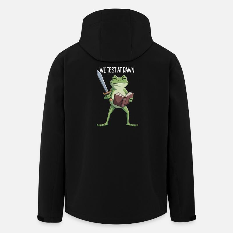 Dawn Test Frog - Recycelte Männer Softshell-Jacke von Stanley/Stella - Schwarz