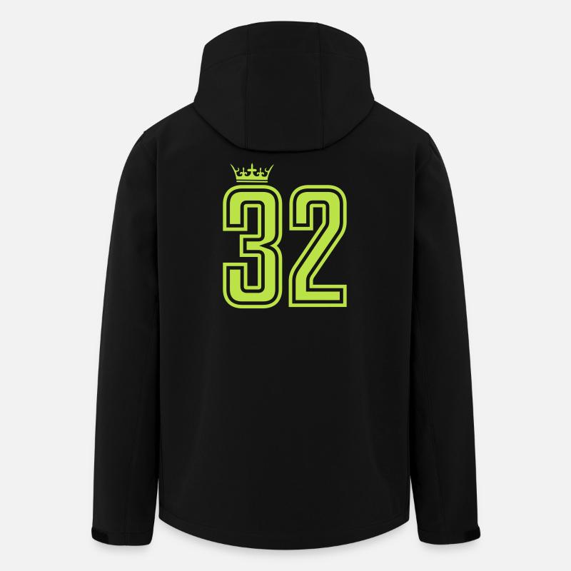Königliche 32  - Recycelte Männer Softshell-Jacke von Stanley/Stella - Schwarz
