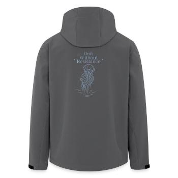 Jellyfish Ocean Jellyfish Flowy Soft Ocean Marine - Men’s Recycled Softshell Jacket by Stanley/Stella - black - Back - AI Model Male 185 light (185cm)