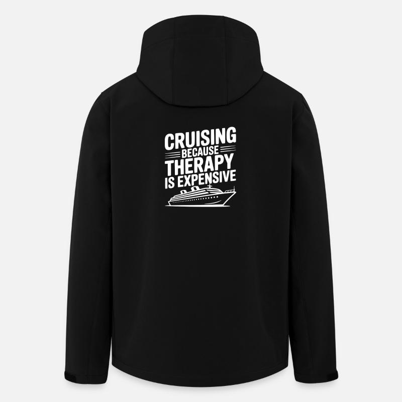 L’aventure m’appelle et je dois partir - Veste softshell homme en polyester recyclé Stanley/Stella - noir