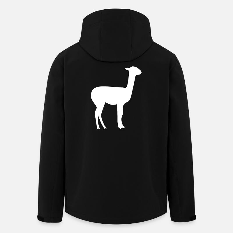 Lama - Recycelte Männer Softshell-Jacke von Stanley/Stella - Schwarz