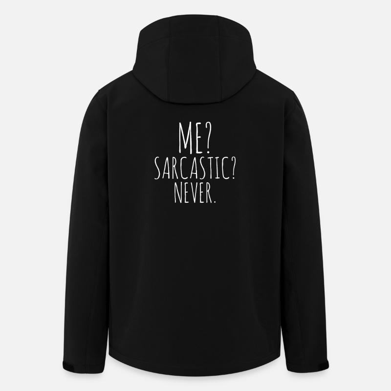 Ich? Sarkastisch Niemals. - Recycelte Männer Softshell-Jacke von Stanley/Stella - Schwarz