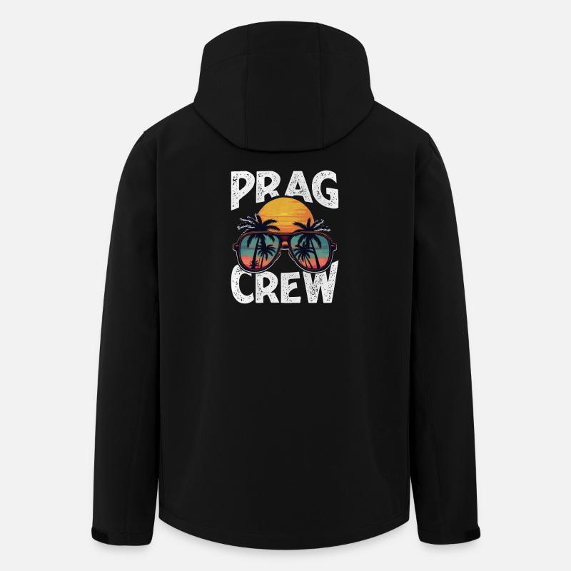 Équipage Prague - Veste softshell homme en polyester recyclé Stanley/Stella - noir