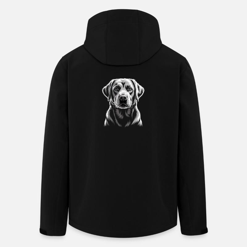 Labrador - Men’s Recycled Softshell Jacket by Stanley/Stella - black