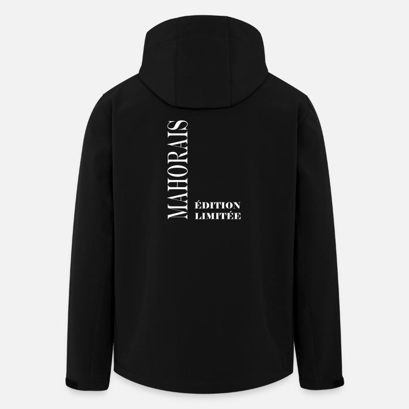 mahorais - Veste softshell homme en polyester recyclé Stanley/Stella - noir