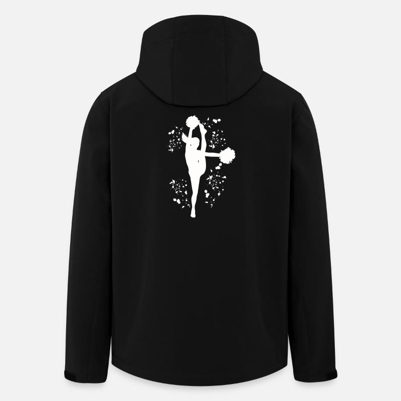 Cheerleader Cheer Mom Cheerleading - Men’s Recycled Softshell Jacket by Stanley/Stella - black