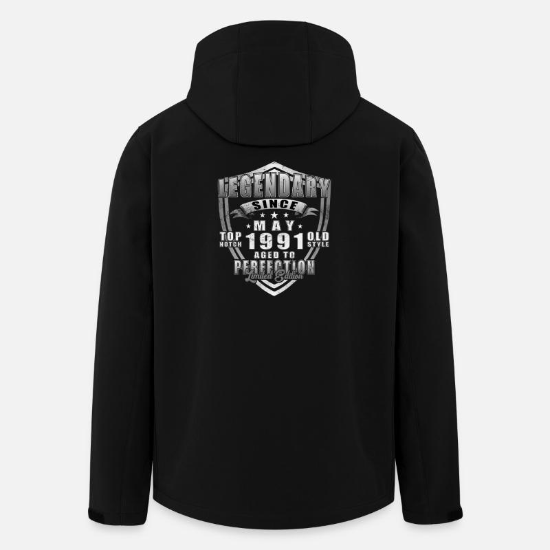 Mai 1991 - Veste softshell homme en polyester recyclé Stanley/Stella - noir