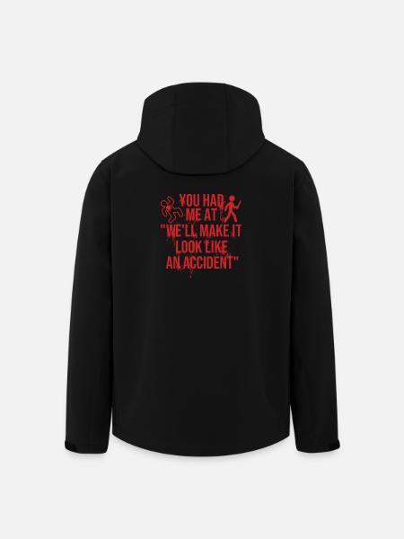 Lass es wie Unfall-True-Crime aussehen - Recycelte Männer Softshell-Jacke von Stanley/Stella - Schwarz