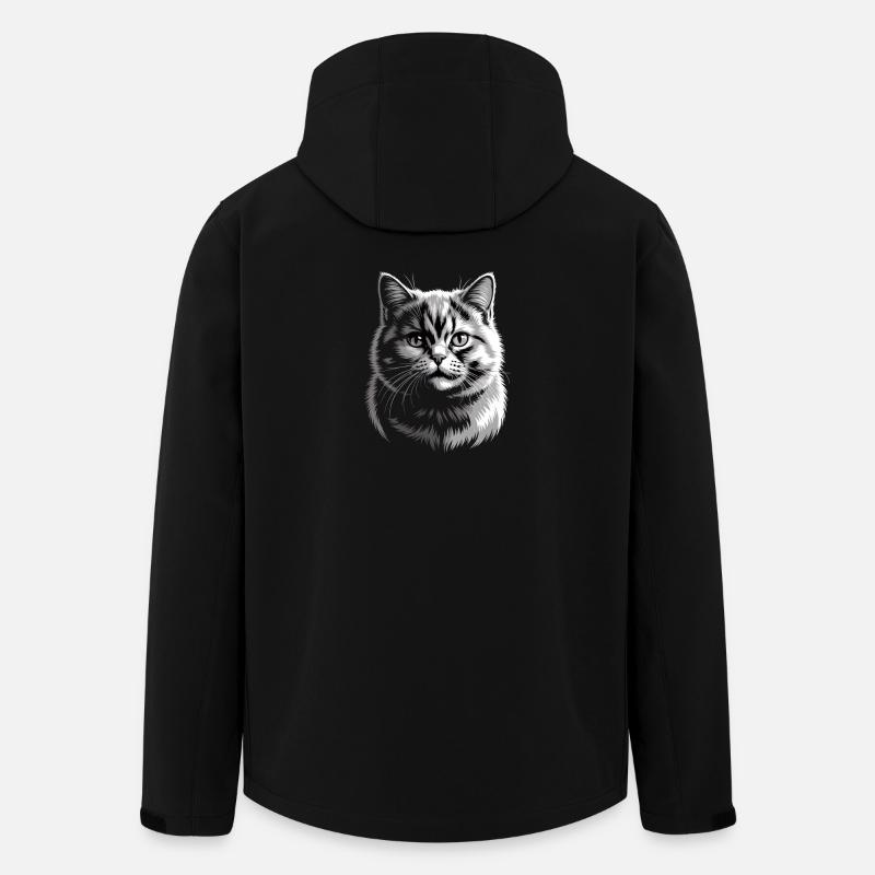 Britisch Kurzhaar BKH - Recycelte Männer Softshell-Jacke von Stanley/Stella - Schwarz