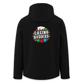 Gambling Fan Casino Buddies Casino - Veste softshell homme en polyester recyclé Stanley/Stella - noir - Dos - AI Model Male 185 light (185cm)