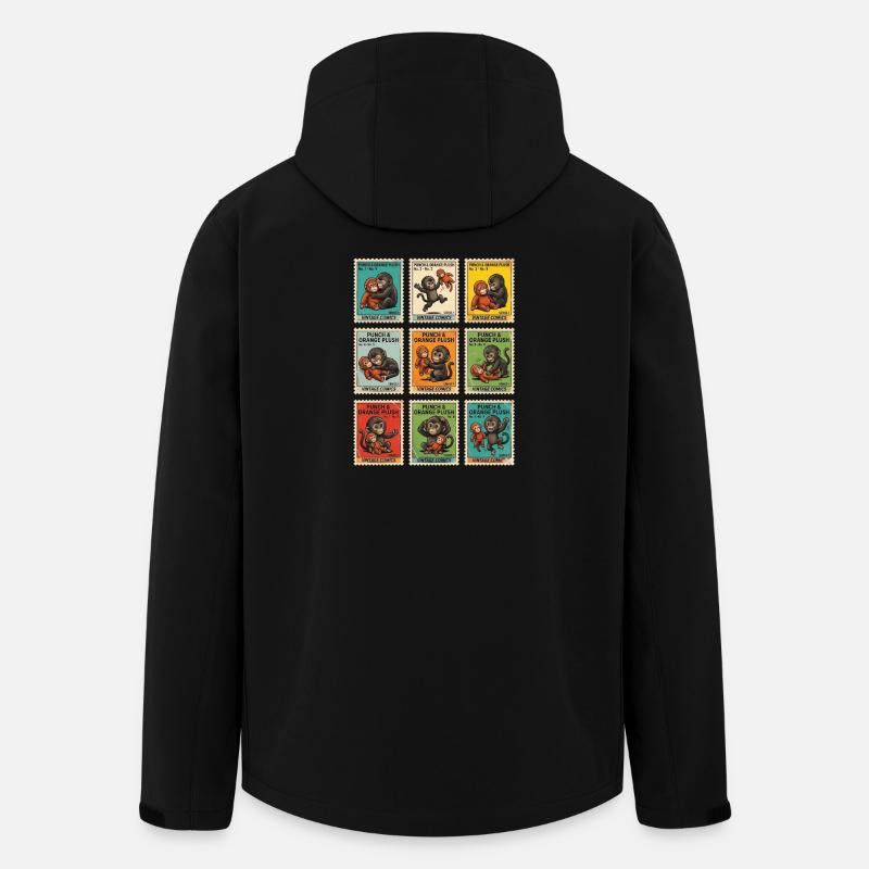 Stamps Baby Monkey Punch - Men’s Recycled Softshell Jacket by Stanley/Stella - black