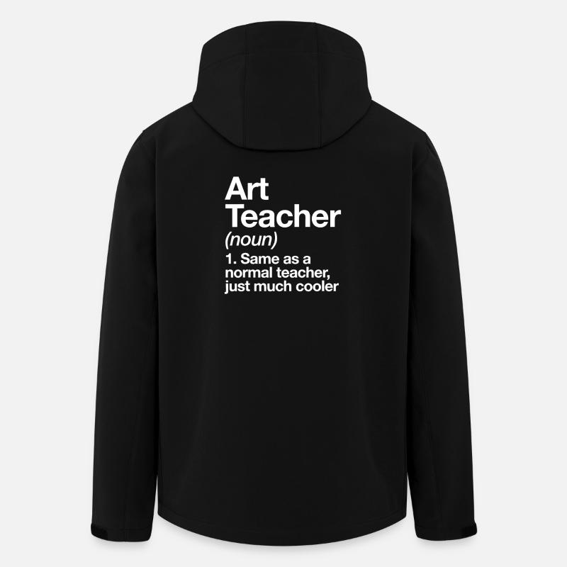 Teacher Definition - Men’s Recycled Softshell Jacket by Stanley/Stella - black