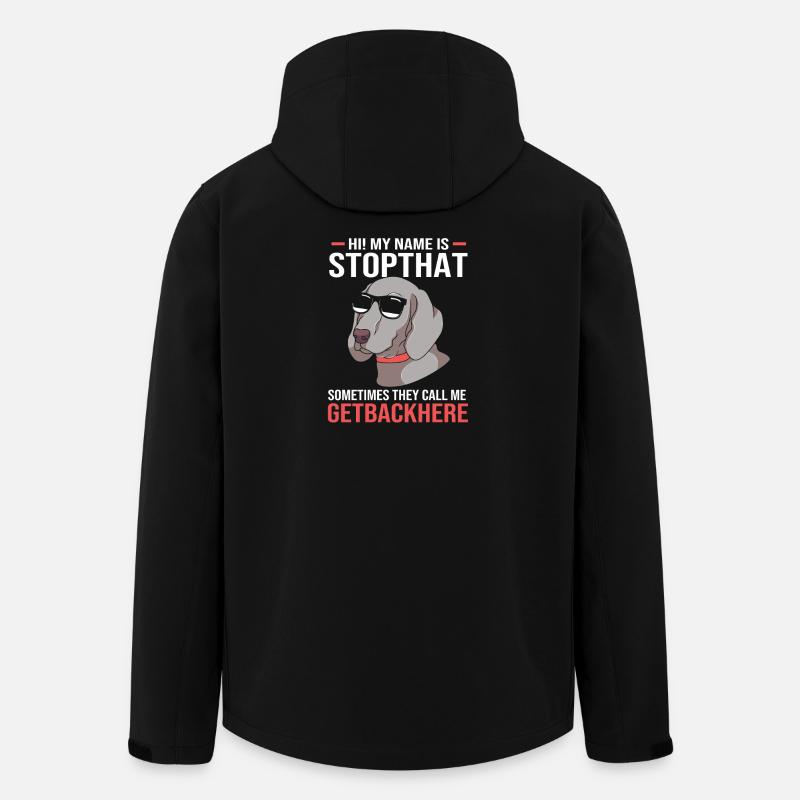 Deutsche Dogge - Recycelte Männer Softshell-Jacke von Stanley/Stella - Schwarz