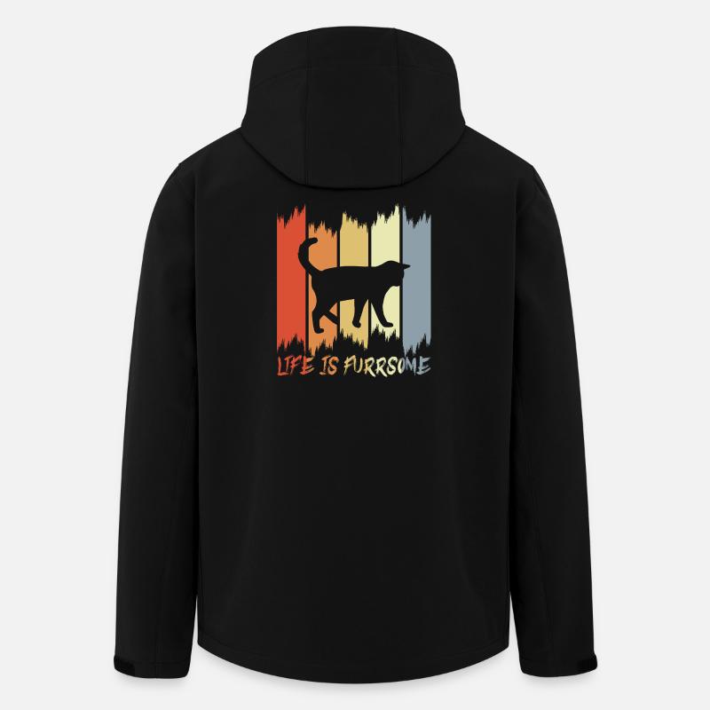 katzen witz - Veste softshell homme en polyester recyclé Stanley/Stella - noir