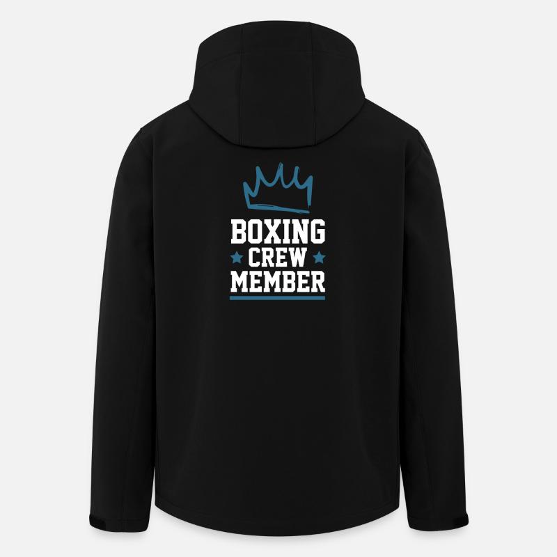 Équipe de boxe - Veste softshell homme en polyester recyclé Stanley/Stella - noir