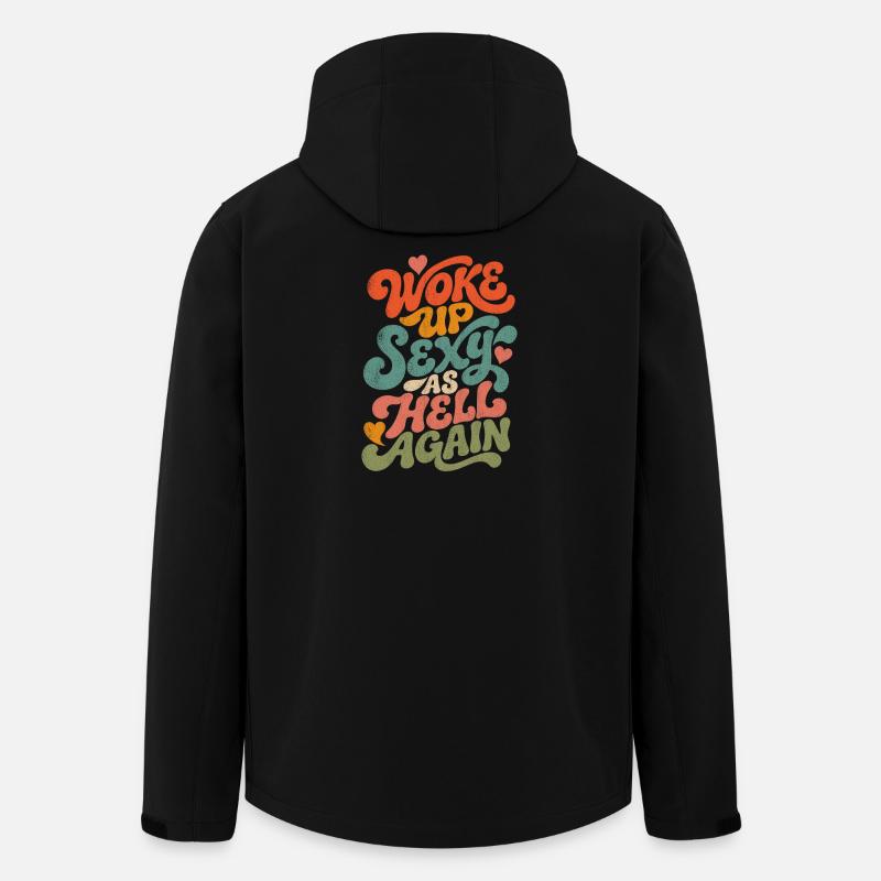 Wake Up Sexy Again - Recycelte Männer Softshell-Jacke von Stanley/Stella - Schwarz
