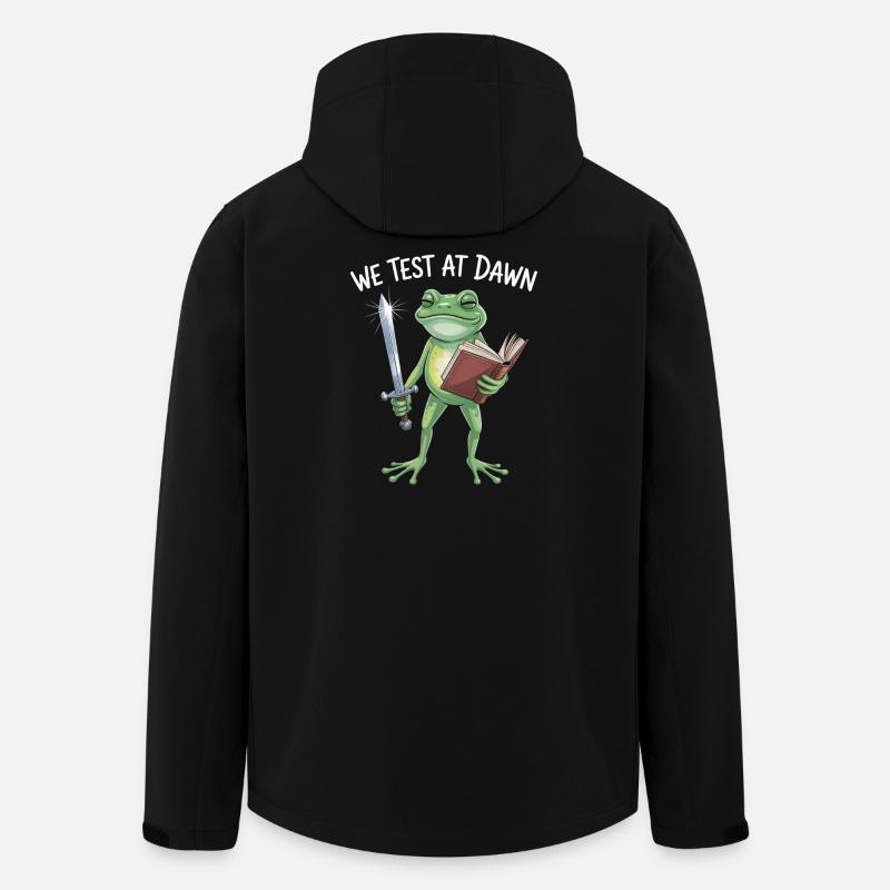 Dawn Frog Knight - Men’s Recycled Softshell Jacket by Stanley/Stella - black