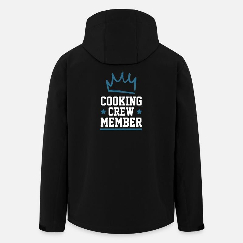 Équipe de cuisine - Veste softshell homme en polyester recyclé Stanley/Stella - noir
