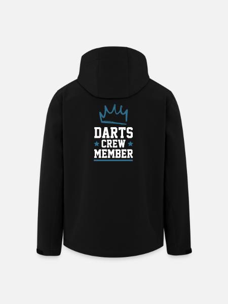 Darts Crew - Men’s Recycled Softshell Jacket by Stanley/Stella - black