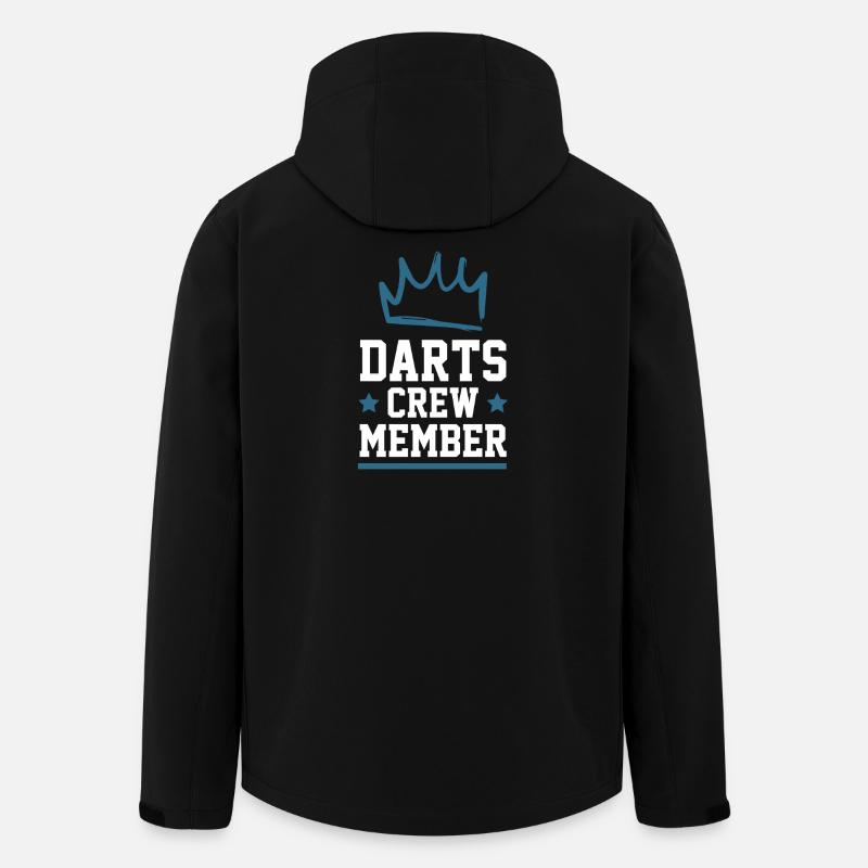 Darts Crew - Men’s Recycled Softshell Jacket by Stanley/Stella - black