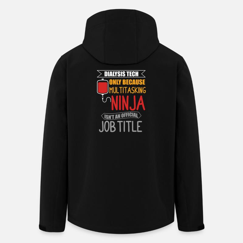Dialysetechniker dialyse nephrologie - Recycelte Männer Softshell-Jacke von Stanley/Stella - Schwarz