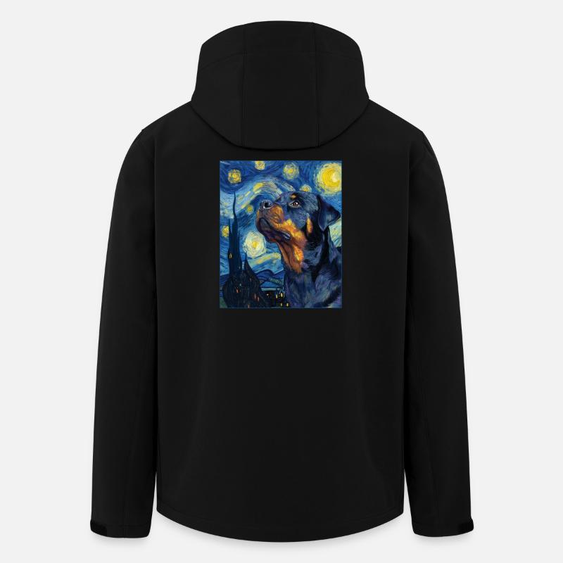 Rottweiler - Men’s Recycled Softshell Jacket by Stanley/Stella - black