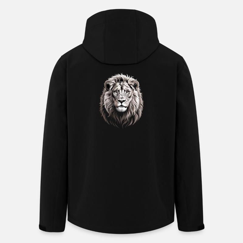Lion - Men’s Recycled Softshell Jacket by Stanley/Stella - black