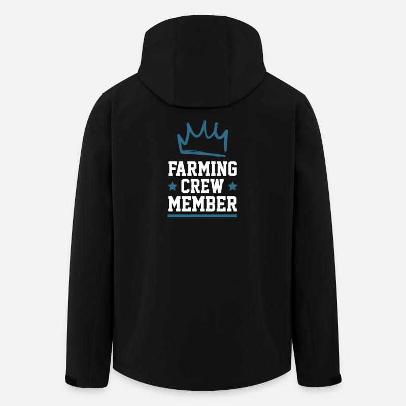 Farming Crew - Men’s Recycled Softshell Jacket by Stanley/Stella - black