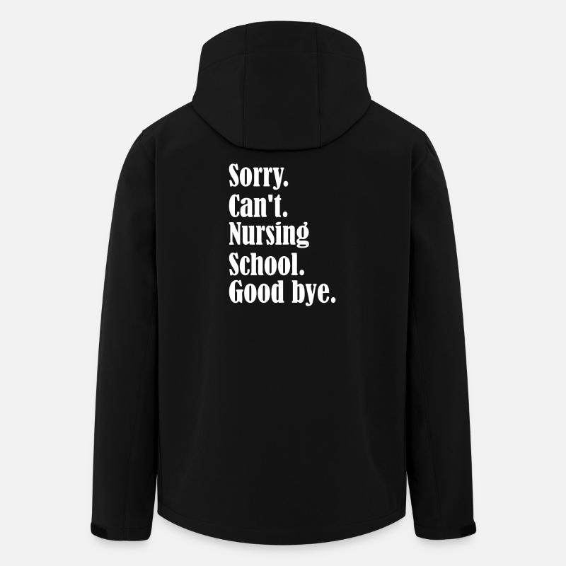 Nursing School Goodbye Quote - Men’s Recycled Softshell Jacket by Stanley/Stella - black
