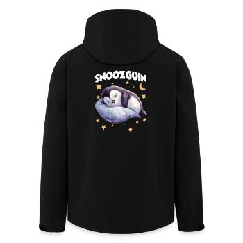 Penguin Pajamas Snoozguin Late Riser Sleepy Caps - Men’s Recycled Softshell Jacket by Stanley/Stella - black - Back - AI Model Male 185 light (185cm)