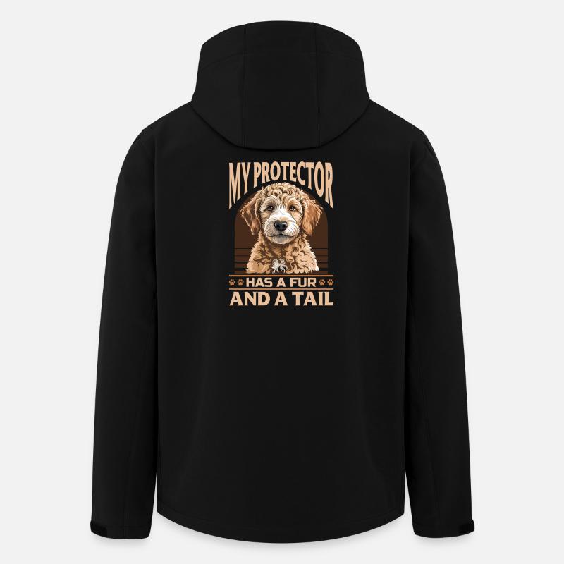 Goldendoodle Dog Breed - Recycelte Männer Softshell-Jacke von Stanley/Stella - Schwarz