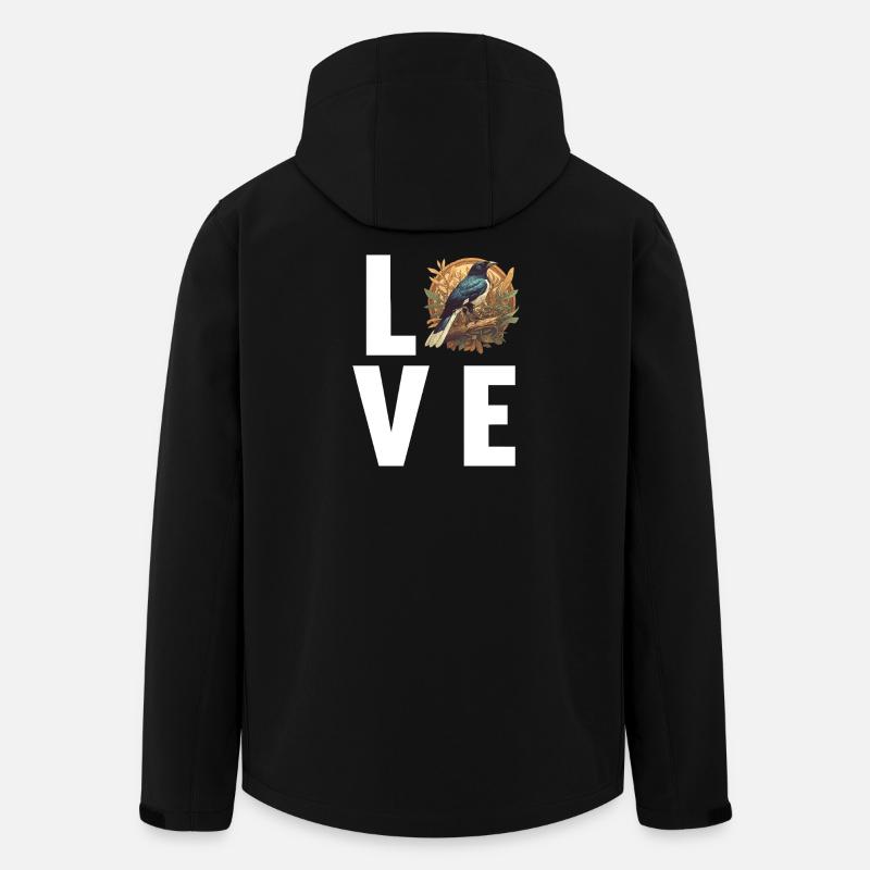 Pies Magpie - Veste softshell homme en polyester recyclé Stanley/Stella - noir