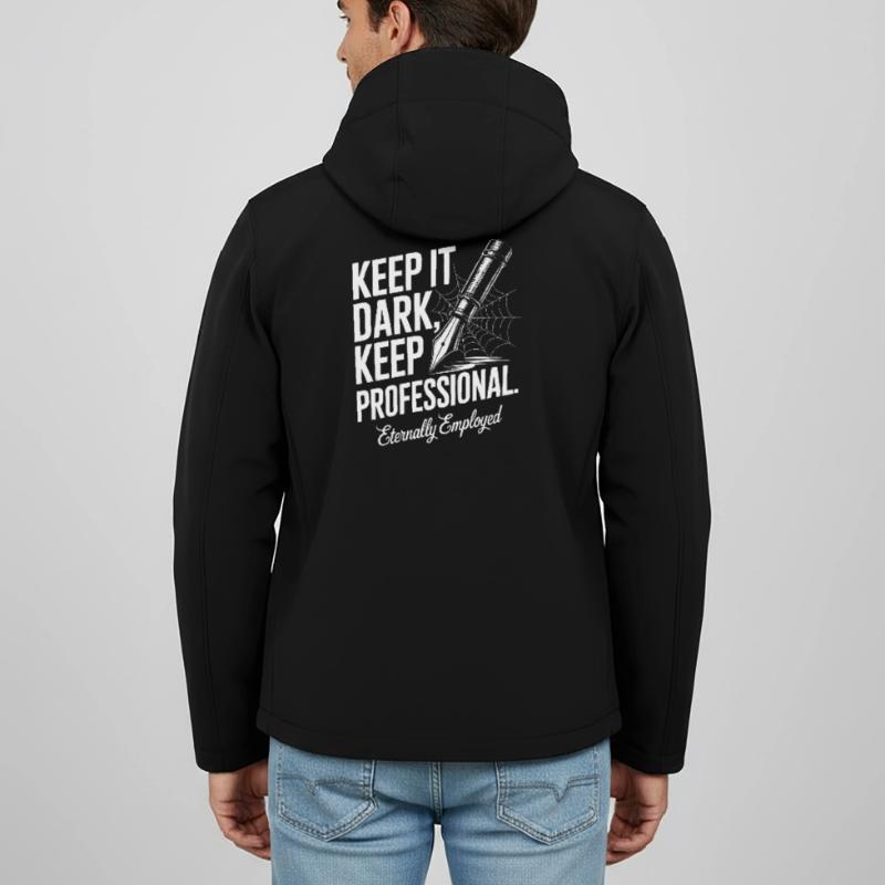 Keep It Dark, Keep It Professional Men’s Recycled Softshell Jacket by Stanley/Stella