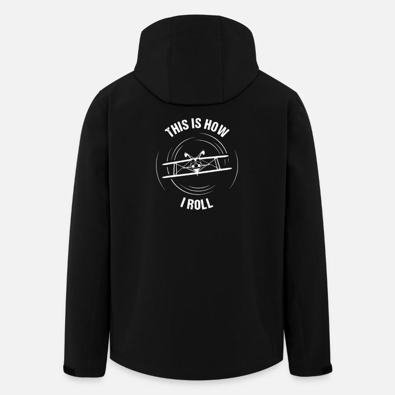 So rolle ich Doppeldecker - Recycelte Männer Softshell-Jacke von Stanley/Stella - Schwarz
