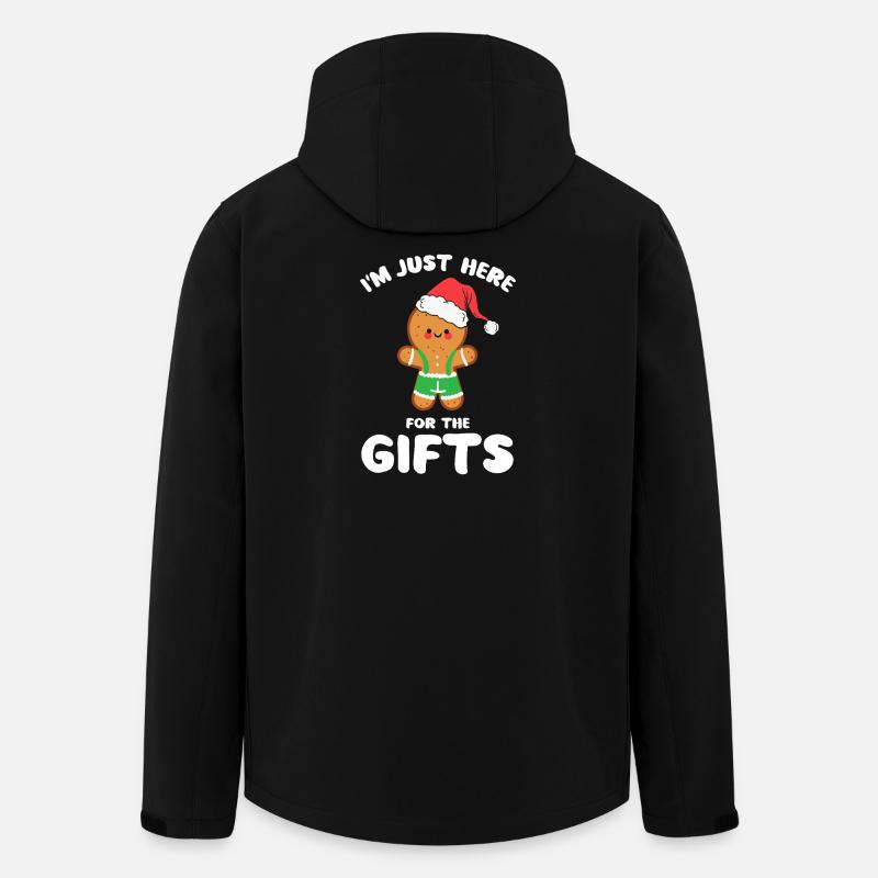 Gingerbread Santa Gift Tee - Men’s Recycled Softshell Jacket by Stanley/Stella - black