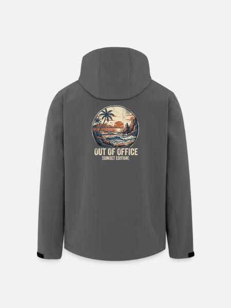 Out of Office - Men’s Recycled Softshell Jacket by Stanley/Stella - black