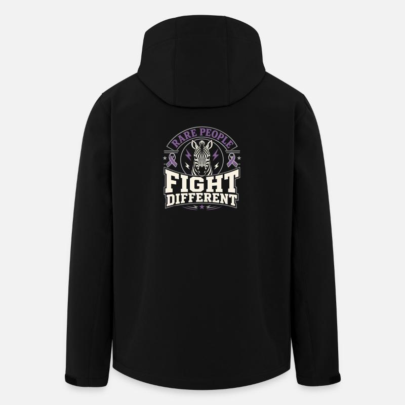 Eds-bewusstsein Ehlers-danlos Zebra-krieger - Recycelte Männer Softshell-Jacke von Stanley/Stella - Schwarz