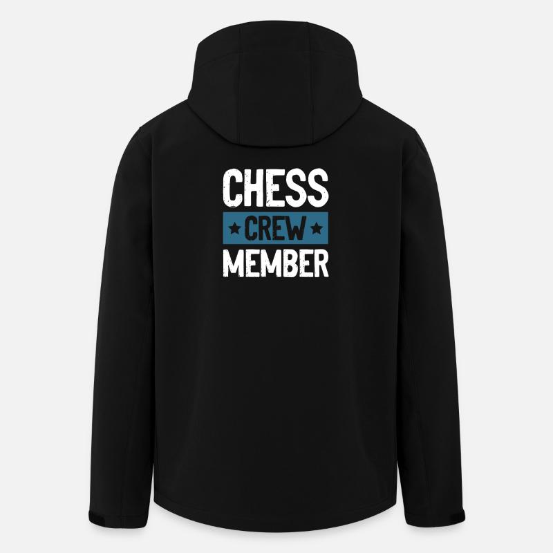 Chess Crew - Recycelte Männer Softshell-Jacke von Stanley/Stella - Schwarz