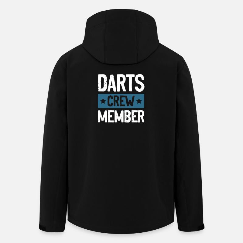 Darts Crew - Men’s Recycled Softshell Jacket by Stanley/Stella - black