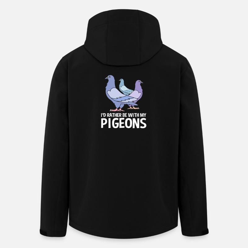 Pigeons Pigeon - Veste softshell homme en polyester recyclé Stanley/Stella - noir
