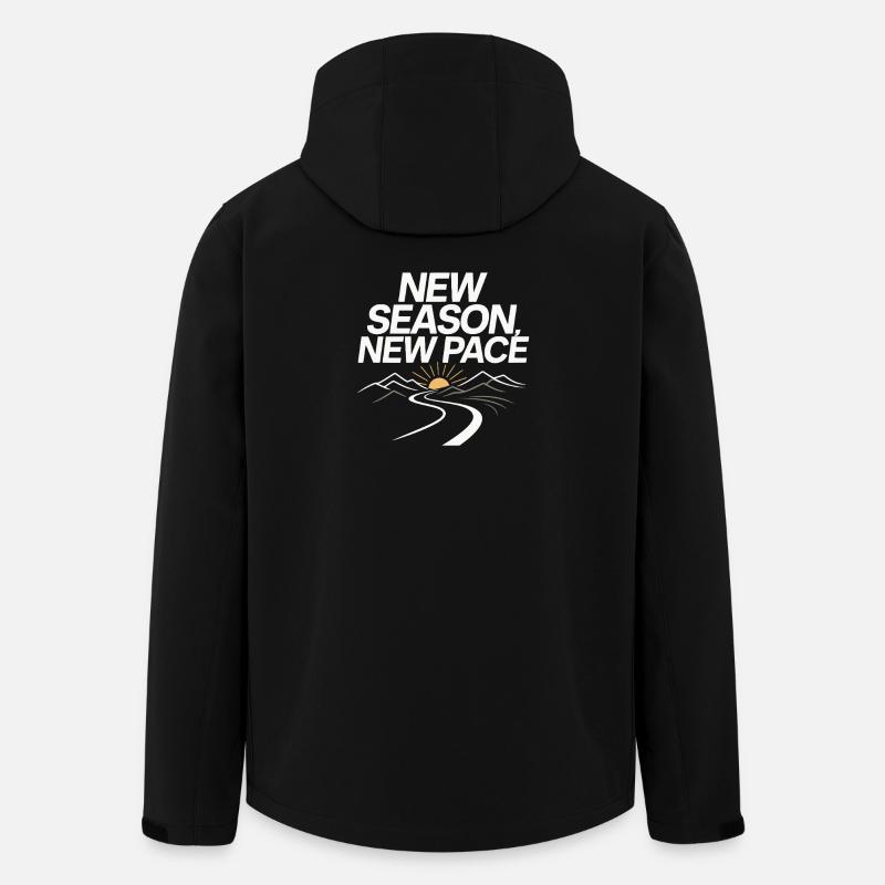 Nouvelle saison, nouvelle façon - Veste softshell homme en polyester recyclé Stanley/Stella - noir