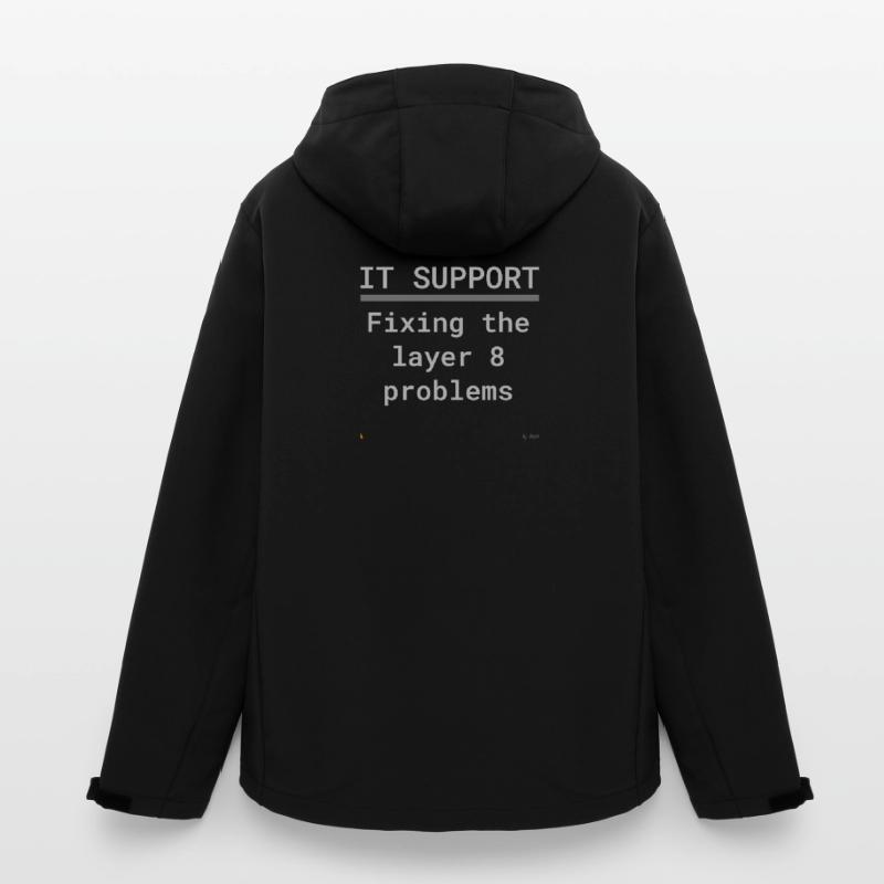 IT Support: Fixing Layer 8 Problems Recycelte Männer Softshell-Jacke von Stanley/Stella