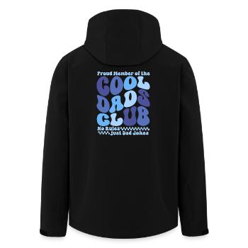 Cool Dads Club - Papa Vatertag Geschenk - Recycelte Männer Softshell-Jacke von Stanley/Stella - Schwarz - Hinten - AI Model Male 185 light (185cm)